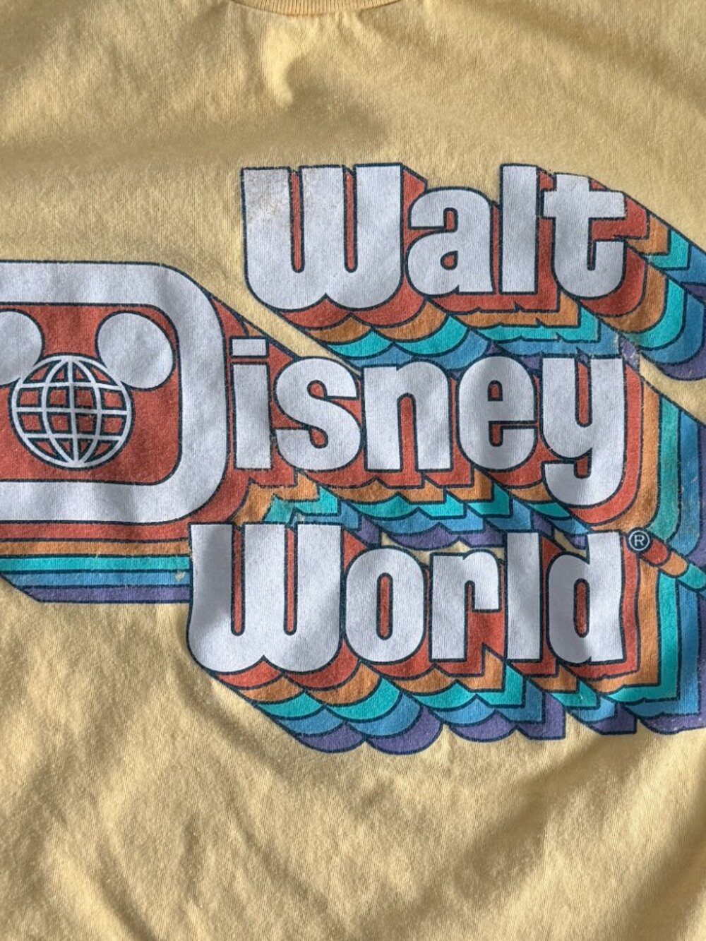 Disney Parks Retro Rainbow Walt Disney World Tee Small - Picture 6 of 6